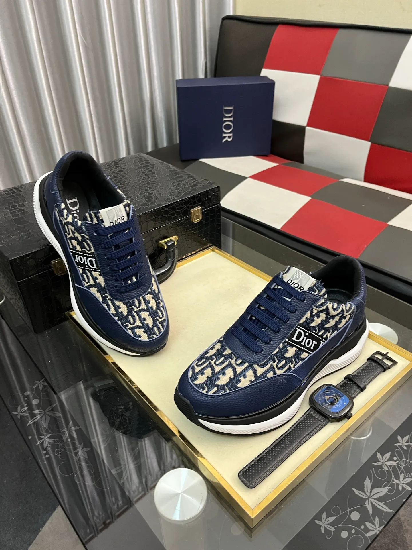 Men's Men's Shoes 💰438⌚️⌚️"Dior DIOR*" latest hot style casual shoes, top brand [seduce] luxury~purchase, top~quality. [Strong] The upper is made of imported breathable cowhide with material ➕ breathable sheepskin feet (•) and fine workmanship. Code number: 38-443️⃣Colors available